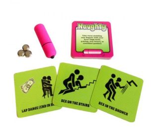 Naughty Vibrations Game with Bullet Vibrator (SKU: TCN-CG18)