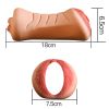 Deep Throat Red Lips Male Masturbator Artificial Silicone Masturbation Massager Aircraft Male Masturbator Aircraft Cup Butt Doll Cup Sex Toys Male Mas